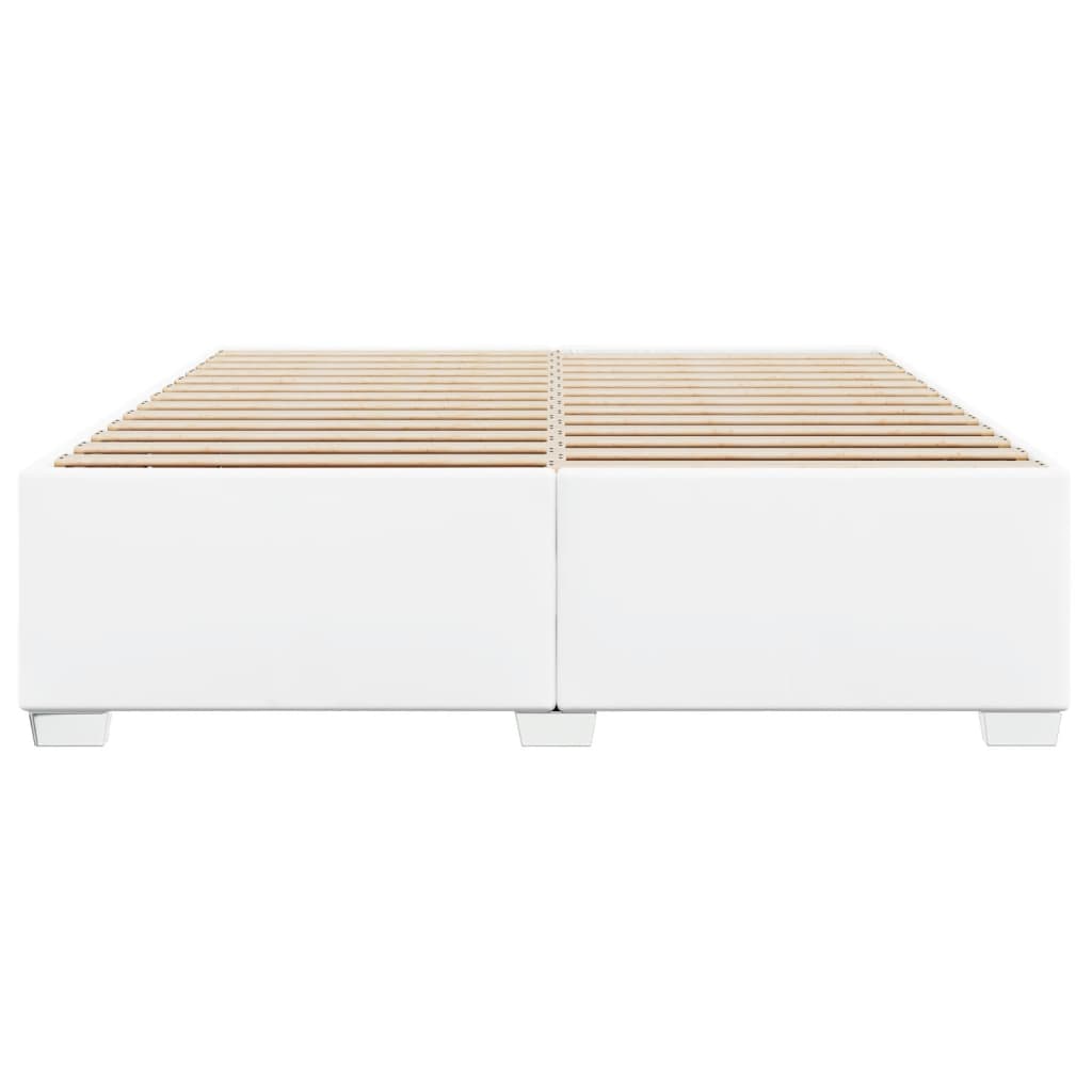 vidaXL Πλαίσιο Κρεβατιού Λευκό 180x200 εκ. από Συνθετικό Δέρμα