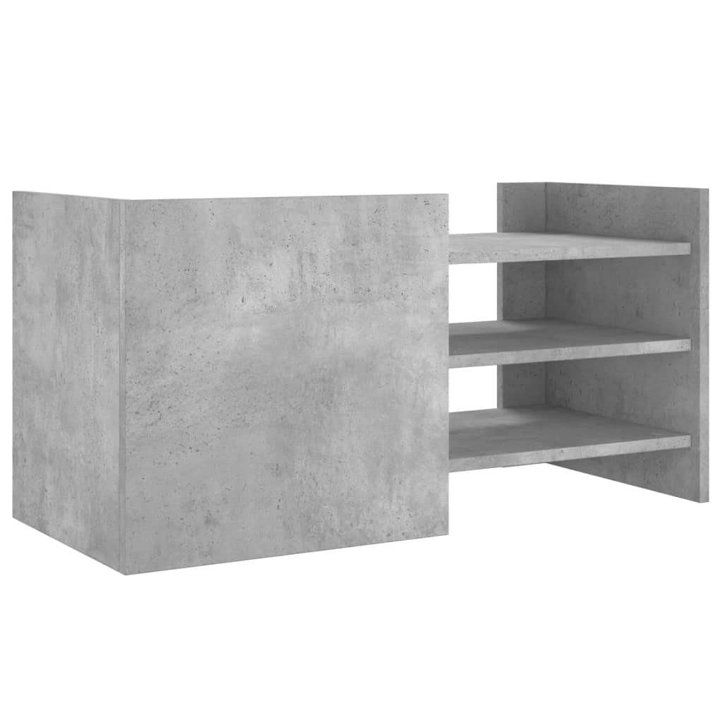 vidaXL Έπιπλο Τηλεόρασης Γκρι Σκυρ. 80x35x40 εκ. Επεξ. Ξύλο