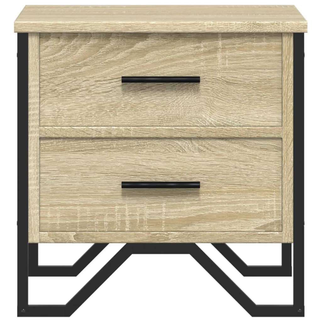 vidaXL Κομοδίνο Sonoma Δρυς 40x41x40 εκ. από Επεξεργασμένο Ξύλο