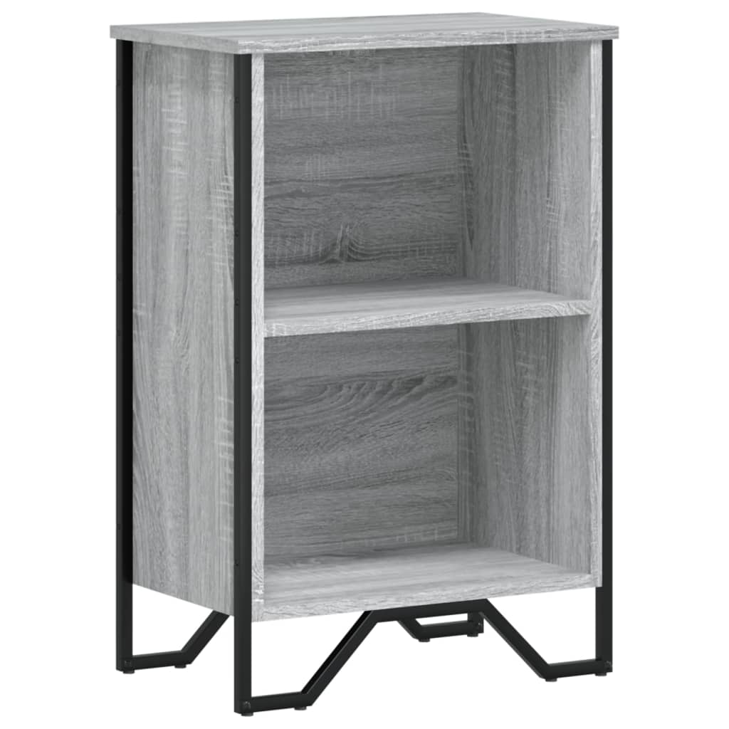 vidaXL Βιβλιοθήκη Γκρι Sonoma 50x31x74,5 εκ. από Επεξεργ. Ξύλο