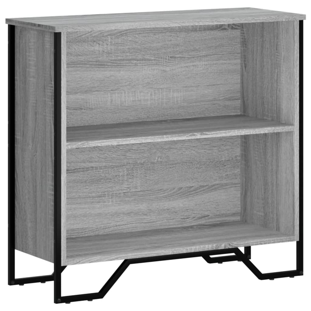 vidaXL Βιβλιοθήκη Γκρι Sonoma 80x31x74,5 εκ. από Επεξεργ. Ξύλο