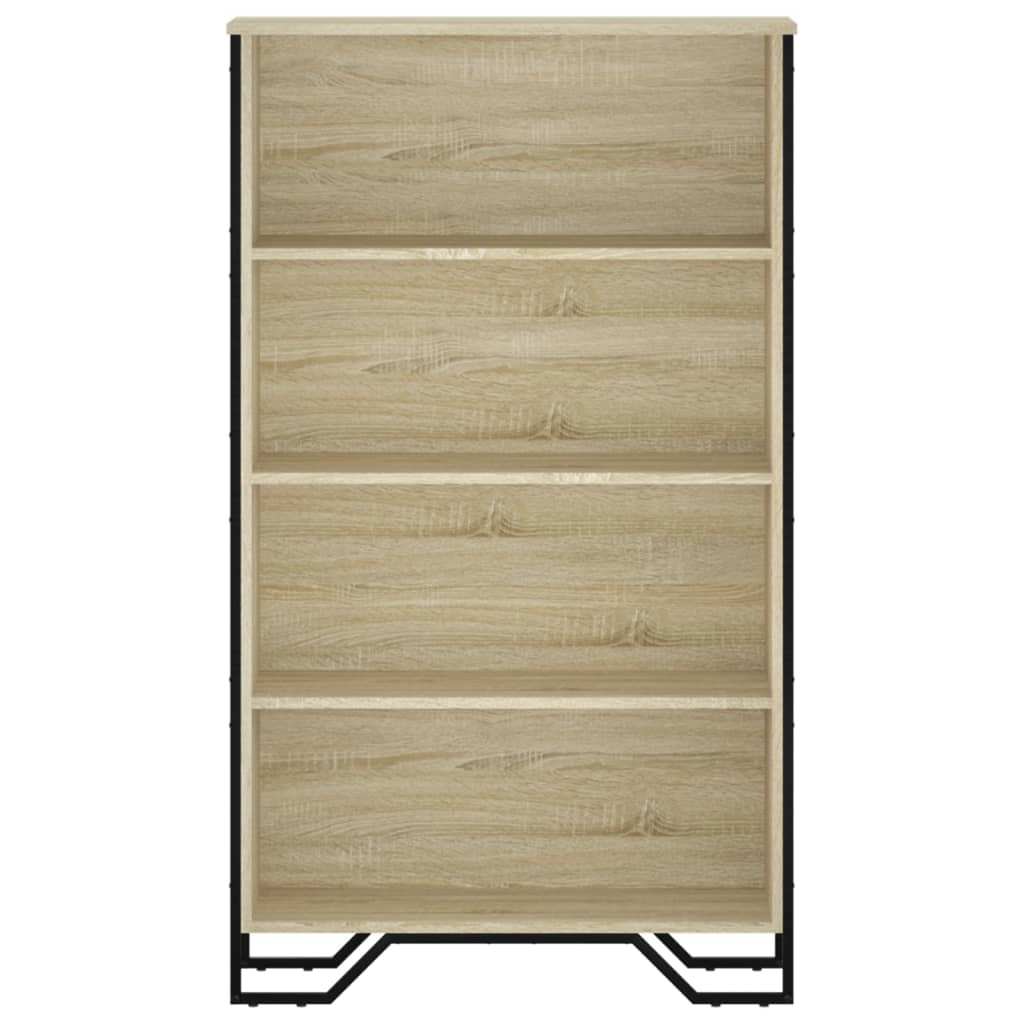 vidaXL Βιβλιοθήκη Sonoma Δρυς 80x31x137,5 εκ. από Επεξεργασμένο Ξύλο