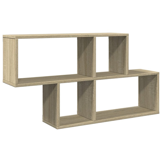 vidaXL Ράφι Τοίχου Sonoma Δρυς 100x20x53 εκ. από Επεξεργασμένο Ξύλο