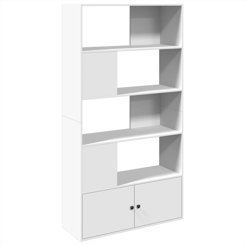 vidaXL Βιβλιοθήκη Λευκή 100x36x189 εκ. από Επεξεργασμένο Ξύλο