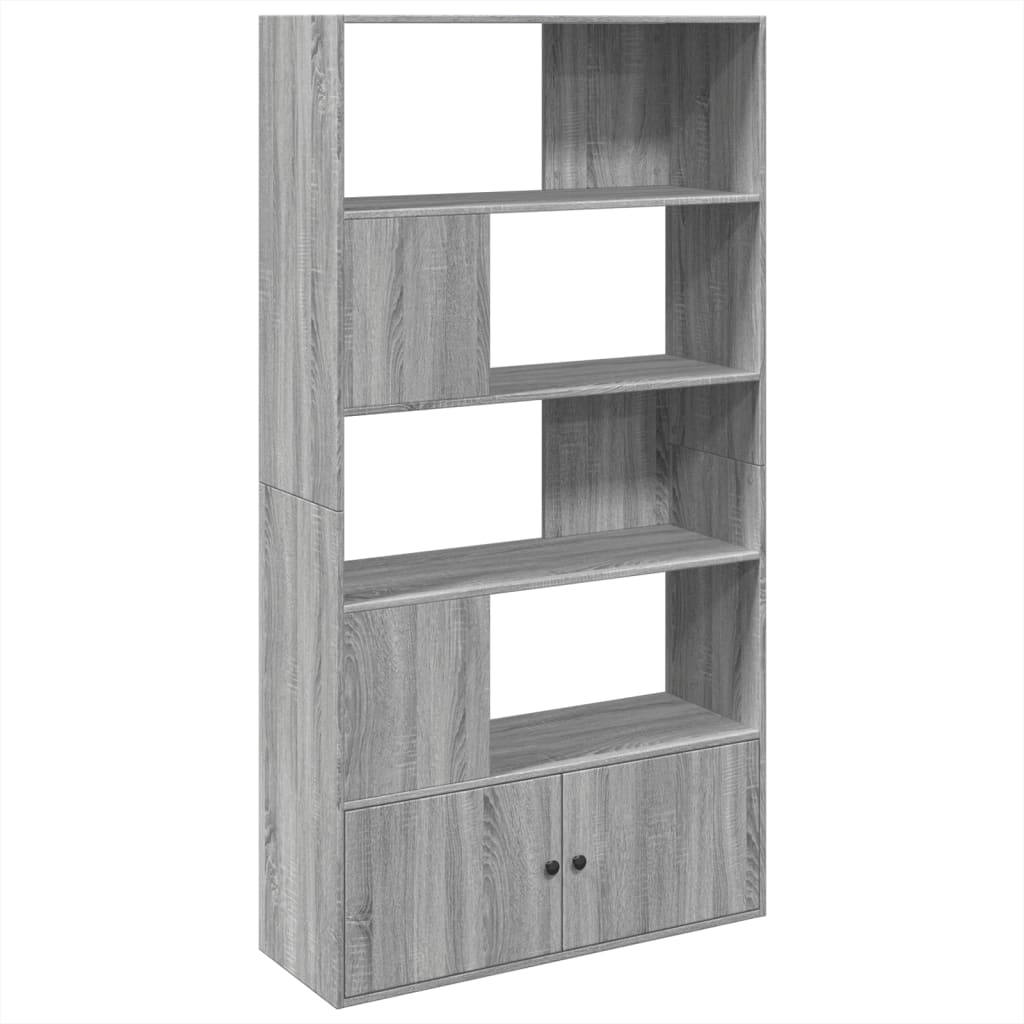 vidaXL Βιβλιοθήκη Γκρι Sonoma 100x36x189 εκ. από Επεξεργ. Ξύλο