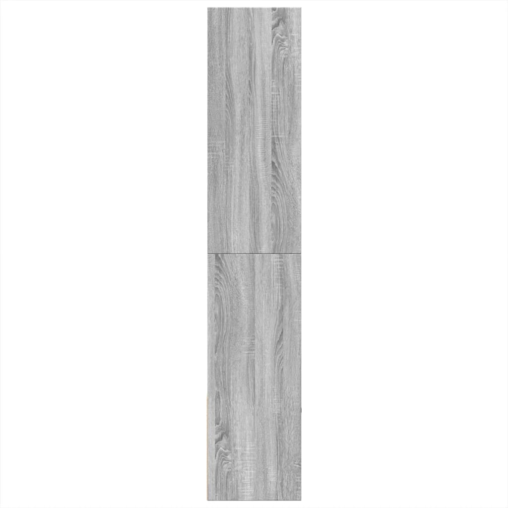 vidaXL Βιβλιοθήκη Γκρι Sonoma 100x36x189 εκ. από Επεξεργ. Ξύλο