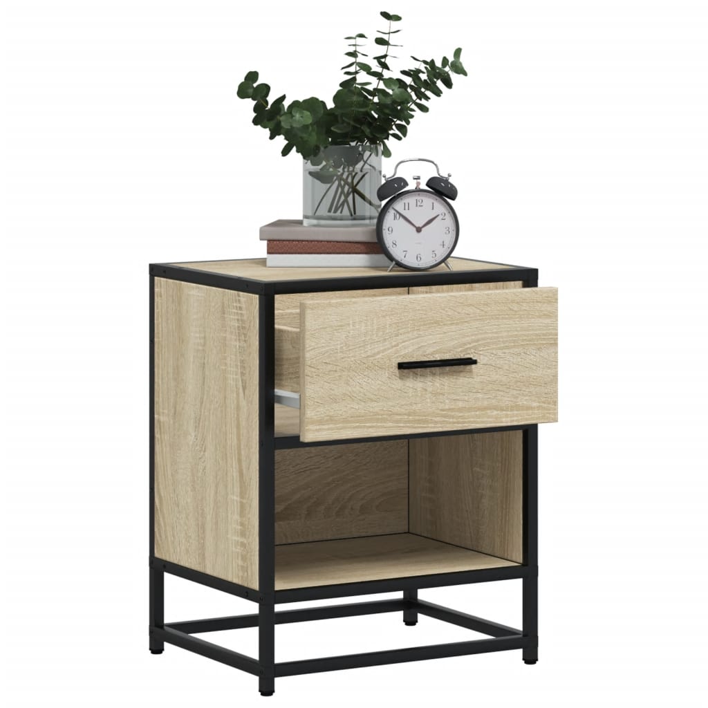 vidaXL Κομοδίνα Sonoma Δρυς 40x31x50 εκ. Επεξεργασμένο Ξύλο