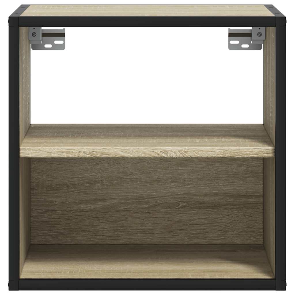 vidaXL Επίτοιχο κομοδίνο Sonoma Oak 40x31x39,5 cm
