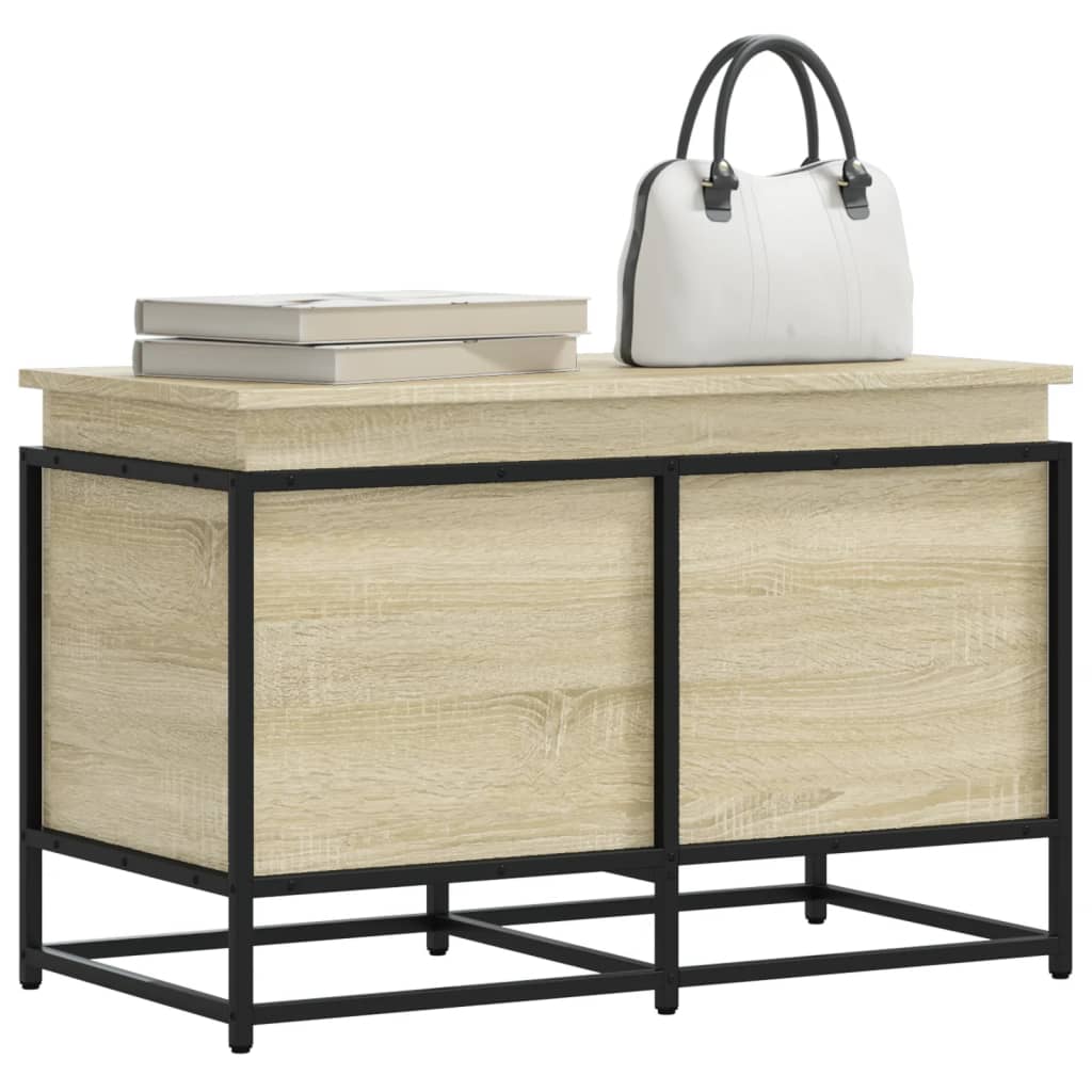 vidaXL Κουτί Αποθήκευσης με Sonoma Δρυς 80x40x51,5 εκ. Επεξ. Ξύλο