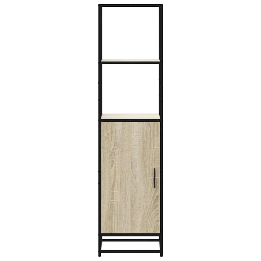 vidaXL Highboard Sonoma Oak Κατασκευασμένο ξύλο και μέταλλο