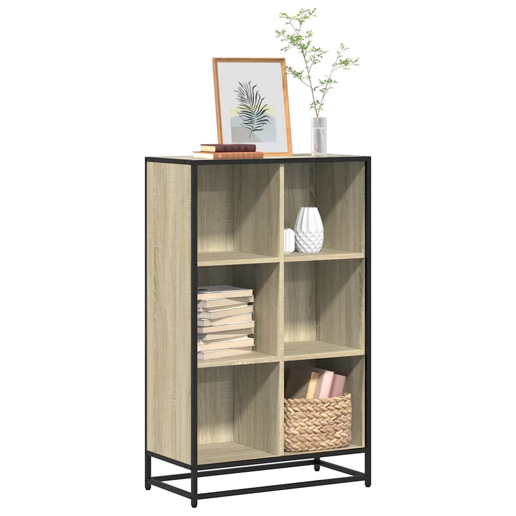 vidaXL Βιβλιοθήκη Χρώμα Sonoma Δρυς 65,5x33x107,5 εκ. Μοριοσανίδα