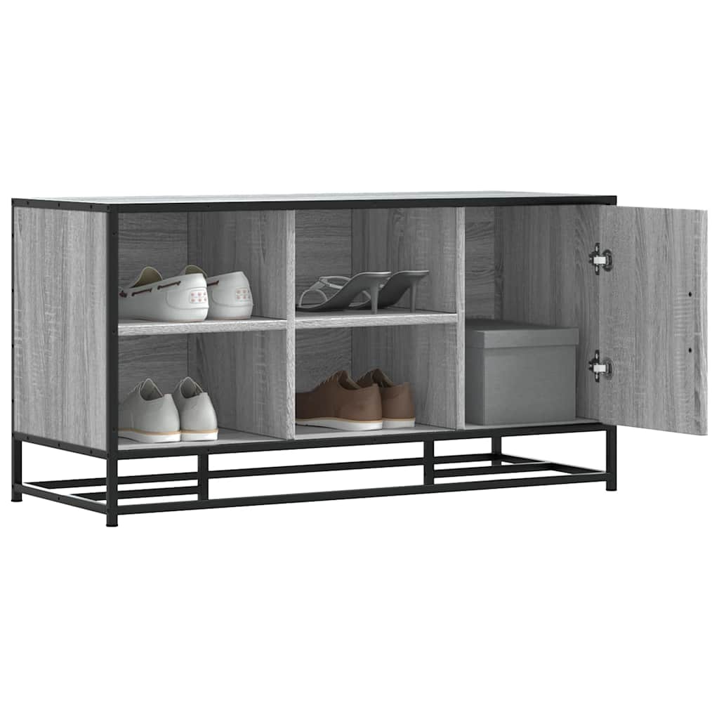 vidaXL Παπουτσοθήκη Γκρι Sonoma 102x35x55 εκ. από Επεξεργασμένο Ξύλο