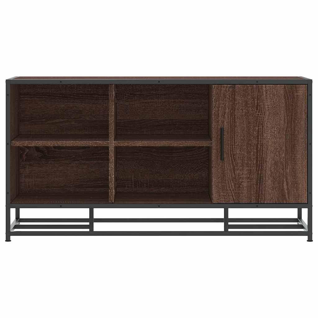 vidaXL Πάγκος παπουτσιών καφέ δρυς 100x40x53,5 cm