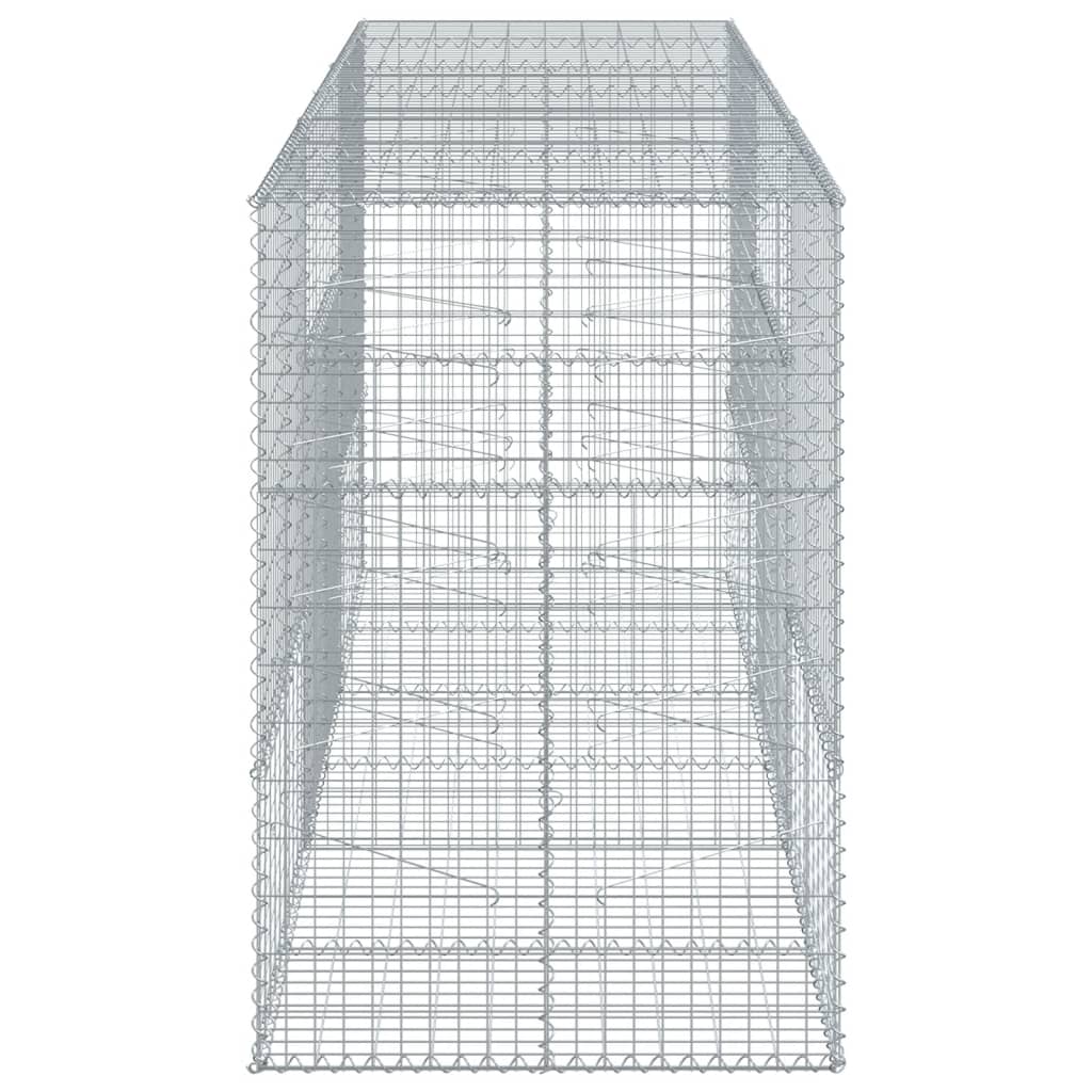vidaXL Συρματοκιβώτιο με Κάλυμμα 300x100x150εκ από Γαλβανισμένο Χάλυβα