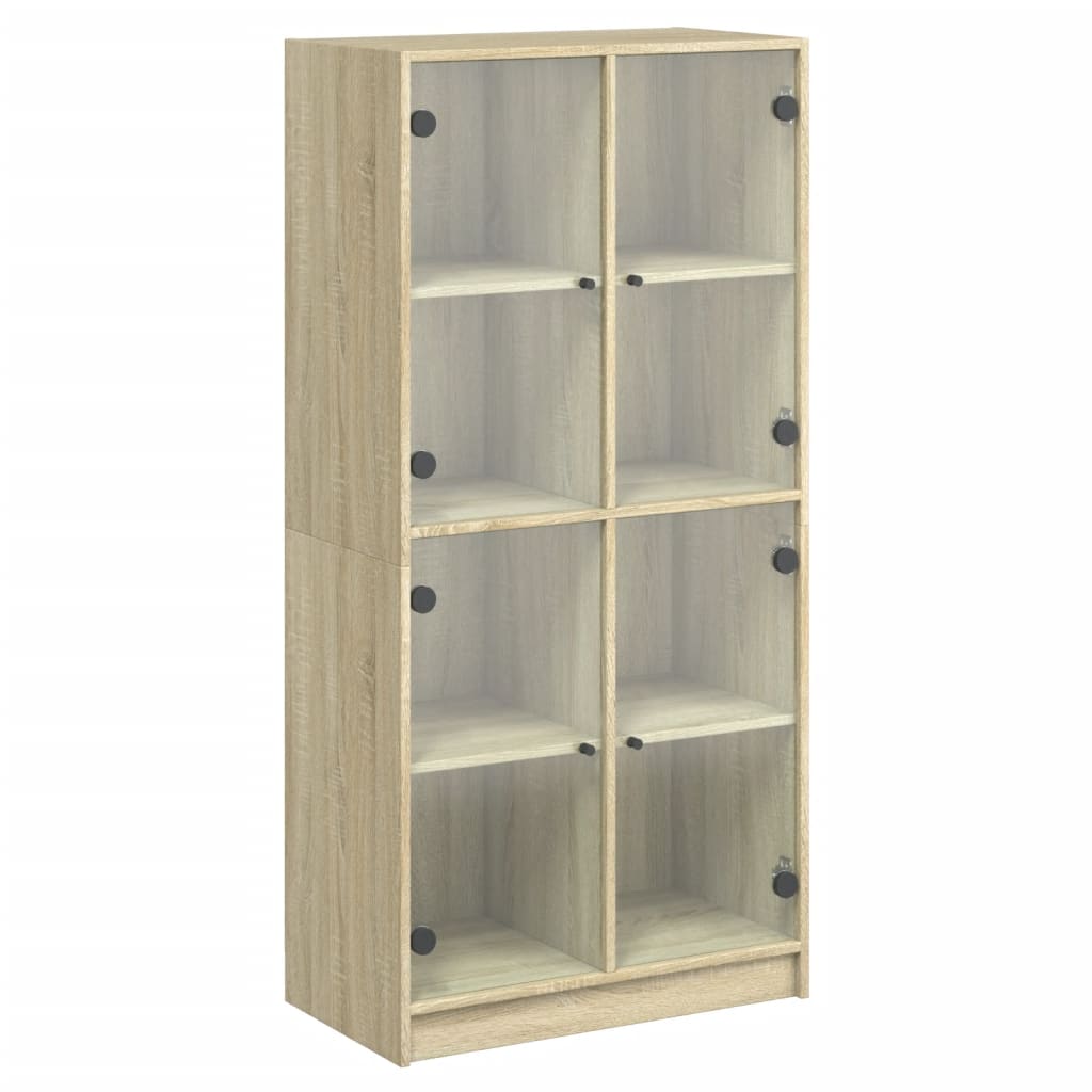 vidaXL Ντουλάπα με Πόρτες 68x37x142 εκ. Επεξεργασμένο Ξύλο