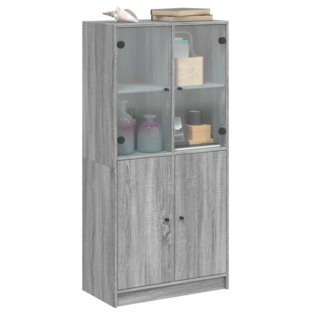 vidaXL Ντουλάπα με Πόρτες 68x37x142 εκ. Επεξεργασμένο Ξύλο