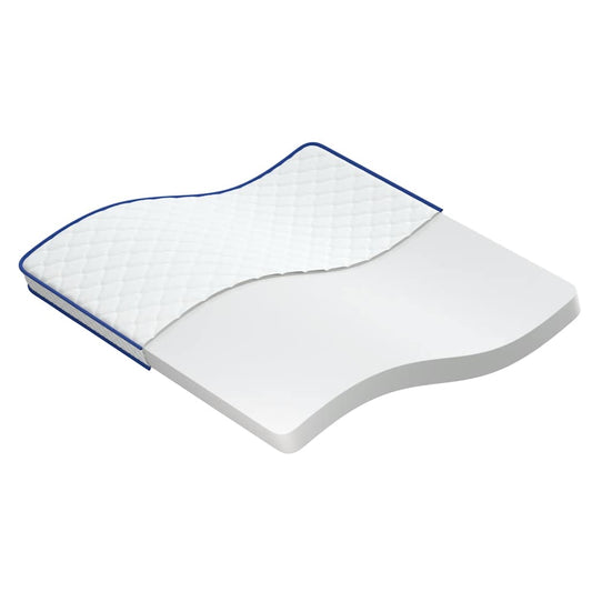 vidaXL Στρώμα με Αφρό Μνήμης Λευκό 200x200x17 εκ. μαλακό