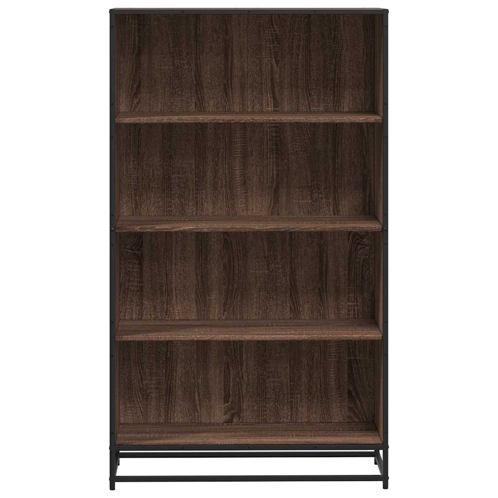 vidaXL Βιβλιοθήκη καφέ δρυς 80,5x35x139 cm Κατασκευασμένο ξύλο