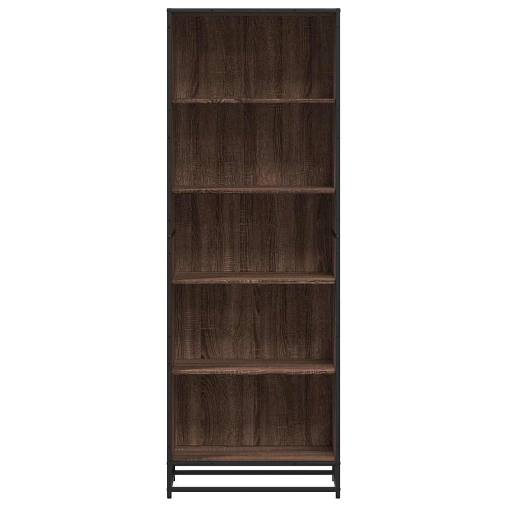 vidaXL Βιβλιοθήκη καφέ δρυς 60x35x170,5 cm Κατασκευασμένο ξύλο