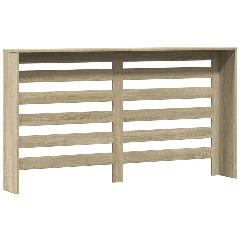 vidaXL Κάλυμμα Καλοριφέρ Sonoma Δρυς 149x20x82 εκ. Επεξεργασμένο Ξύλο