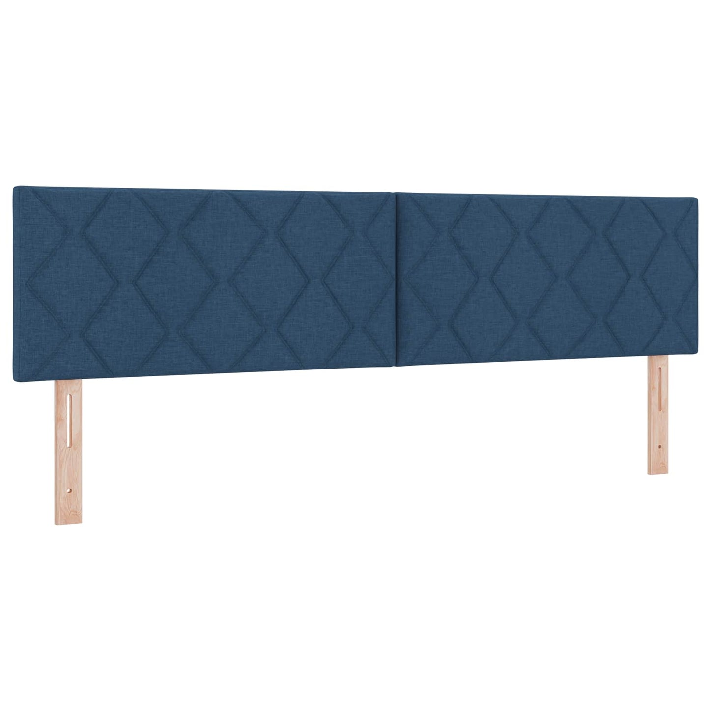 vidaXL LED κεφαλάρι Μπλε 180 cm ύφασμα