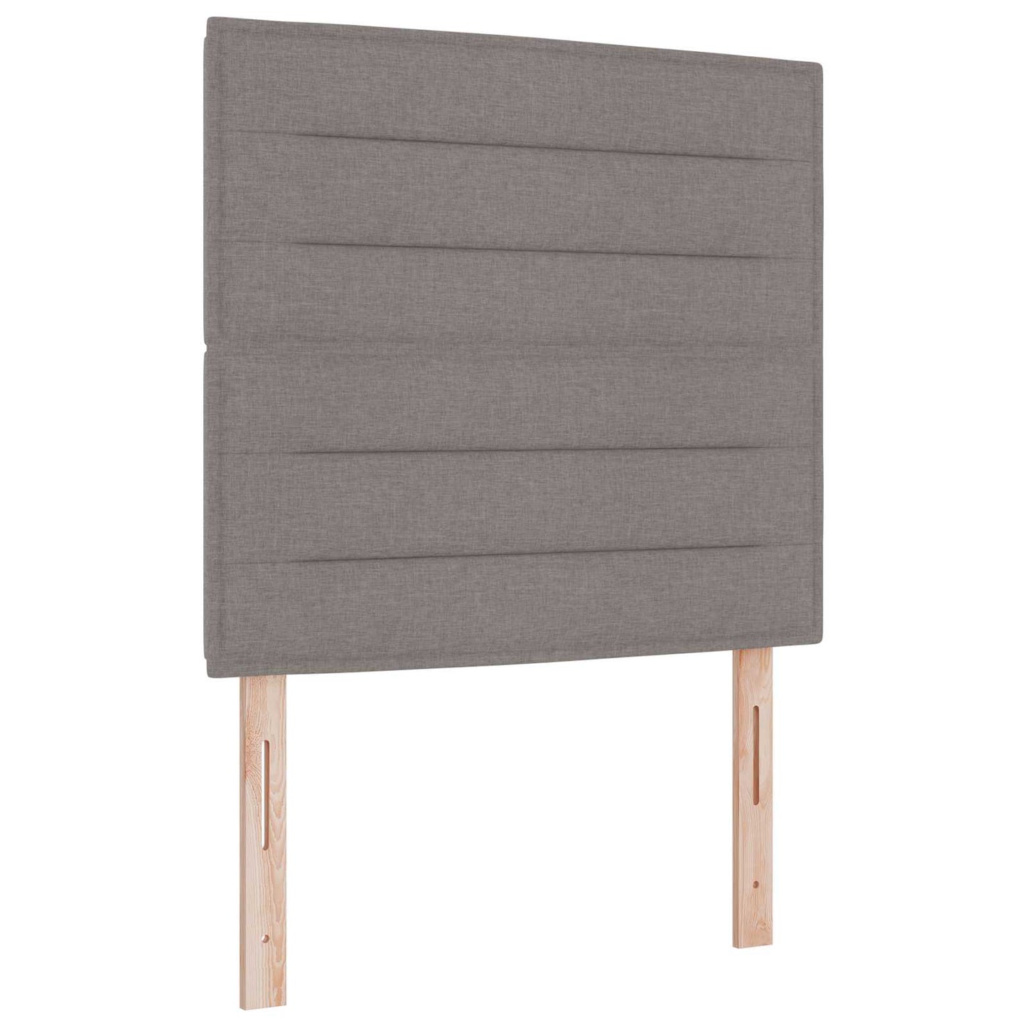 vidaXL LED κεφαλάρι Taupe ύφασμα