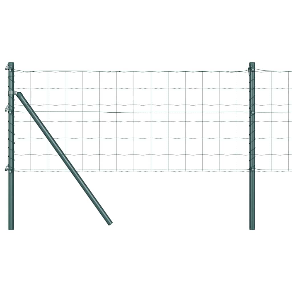 vidaXL Ευρωπαϊκή Στήριξη Φράχτη 10 x 0,4 m PVC-Επικαλυμμένο Ατσάλι