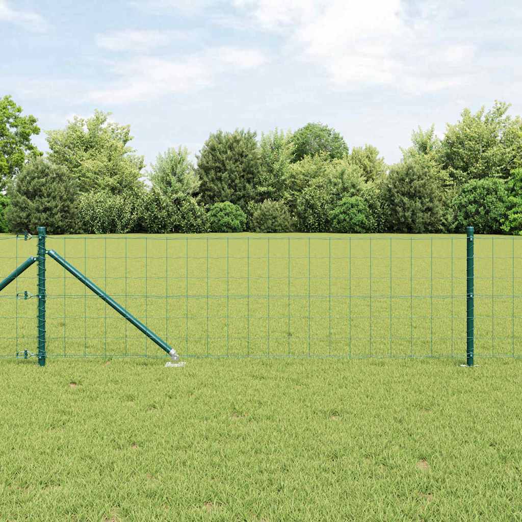 vidaXL Ευρωπαϊκός Φράκτης με Ακίδες 10 x 0,4 m PVC-Επικαλυμμένο Ατσάλι