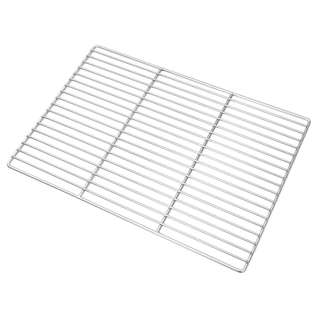 vidaXL Σχάρα ψησίματος 50 x 35 cm Ανοξείδωτο Ατσάλι Ασημί