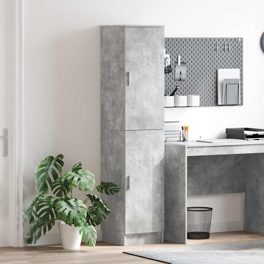 vidaXL Highboard Σκυρόδεμα Γκρι 35 x 39 x 168 εκ.