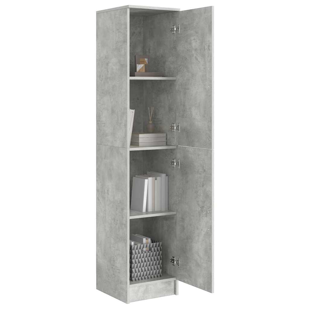 vidaXL Highboard Σκυρόδεμα Γκρι 35 x 39 x 168 εκ.