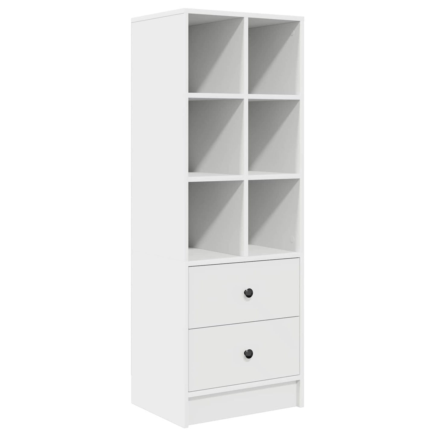 vidaXL Highboard με συρτάρι Λευκό 45,5 x 34 x 127 εκ