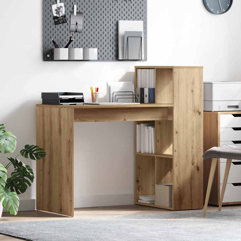 vidaXL Γραφείο Artisan Oak 108 x 55 x 103.5 εκ Επεξεργασμένο ξύλο