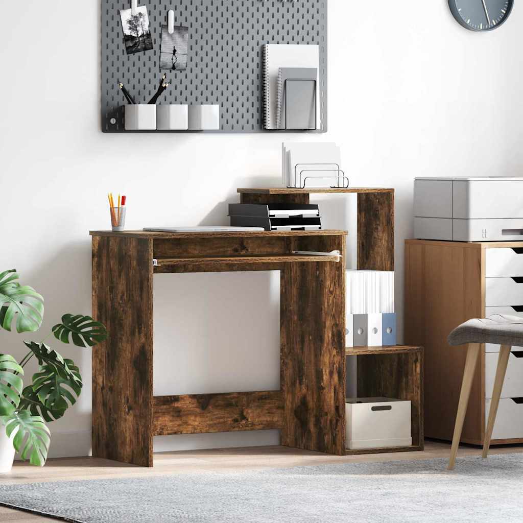 vidaXL Γραφείο Καπνιστή δρυς 106 x 40 x 88.5 εκ Επεξεργασμένο ξύλο