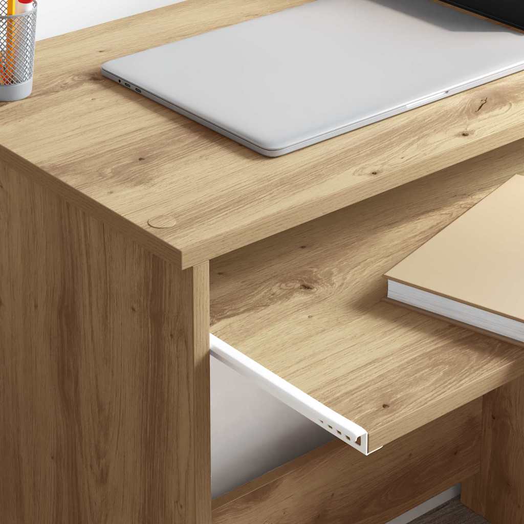 vidaXL Γραφείο Artisan Oak 106 x 40 x 88.5 εκ Επεξεργασμένο ξύλο