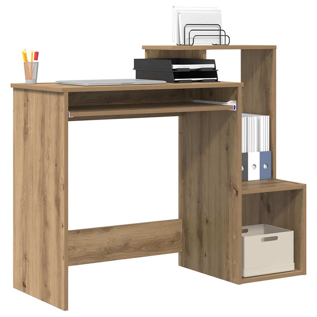 vidaXL Γραφείο Artisan Oak 106 x 40 x 88.5 εκ Επεξεργασμένο ξύλο