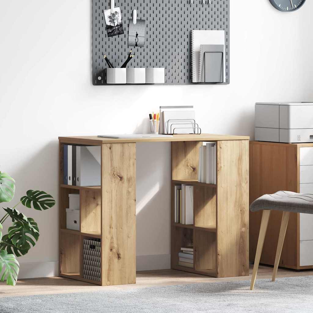 vidaXL Γραφείο Artisan Oak Επεξεργασμένο Ξύλο 90 x 50 x 75 εκ.