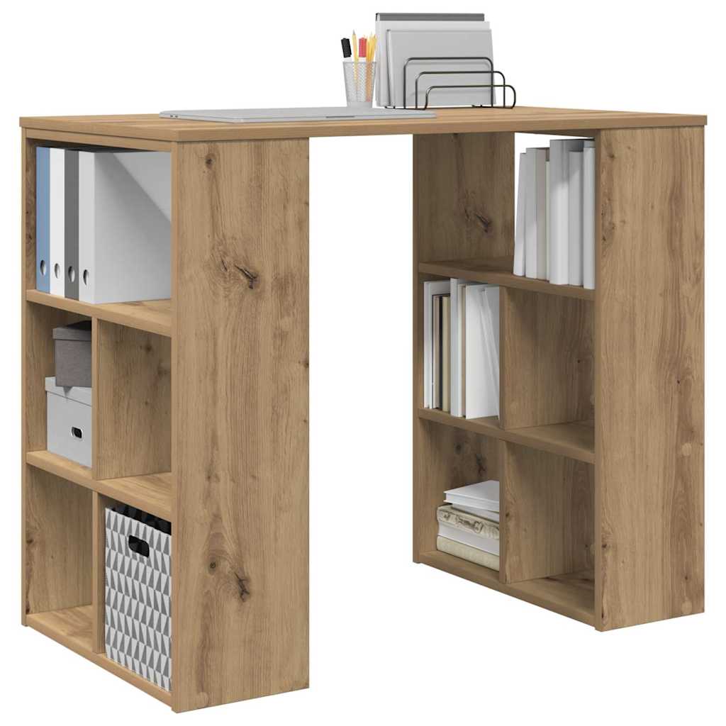 vidaXL Γραφείο Artisan Oak Επεξεργασμένο Ξύλο 90 x 50 x 75 εκ.