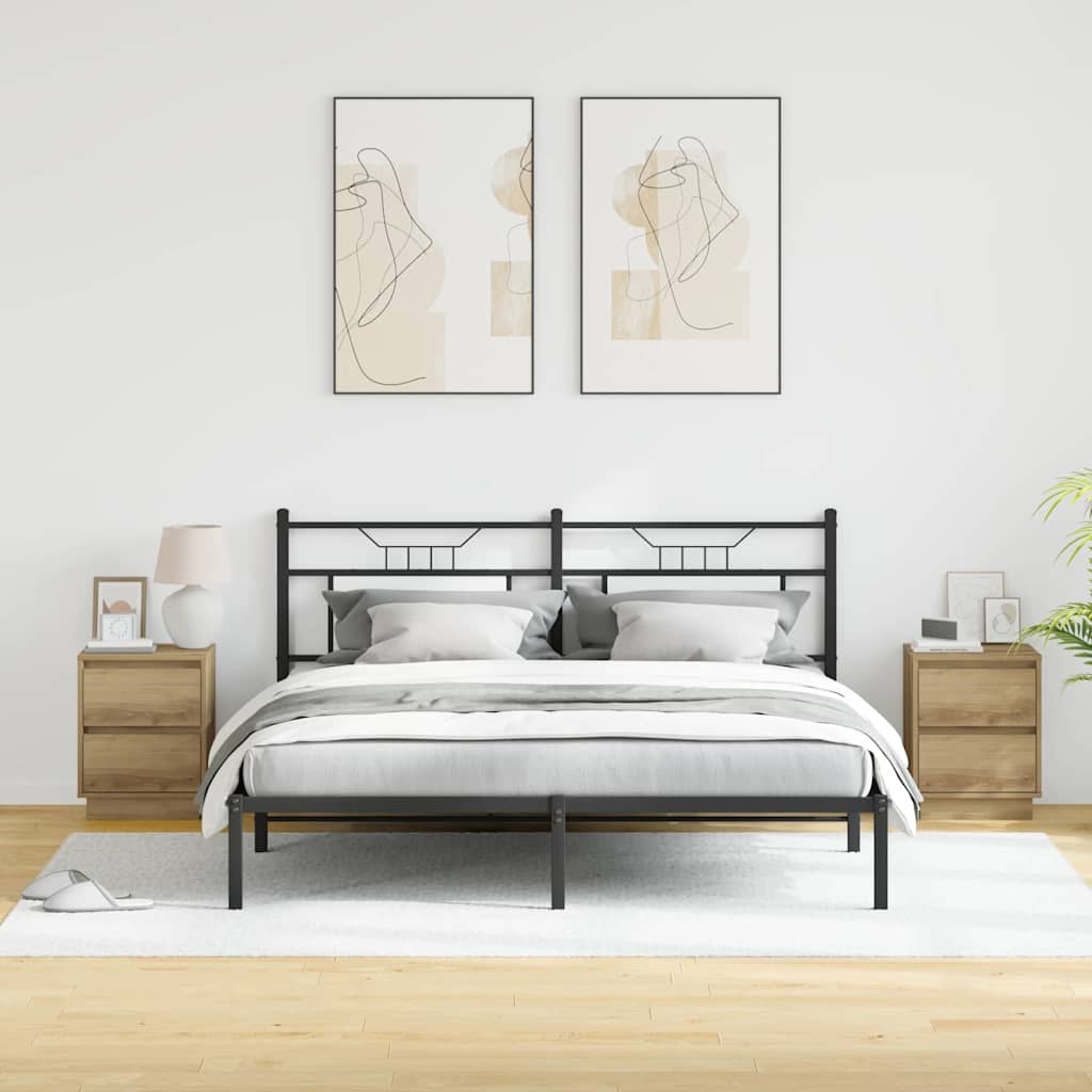 vidaXL Κομοδίνο 2 τμχ. Artisan Oak 39 x 34,5 x 50 εκ.
