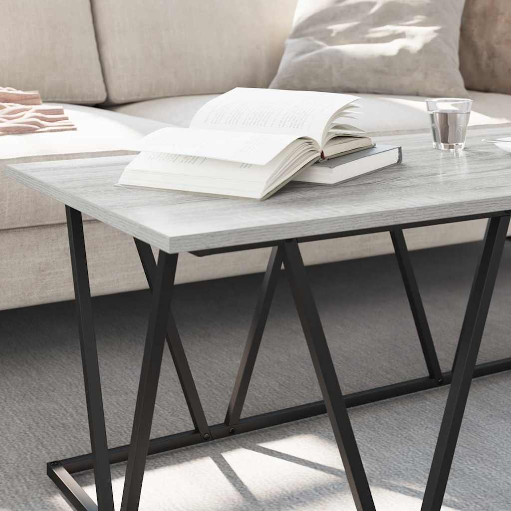 vidaXL Τραπεζάκι σαλονιού Γκρι sonoma 100 x 50 x 40 cm