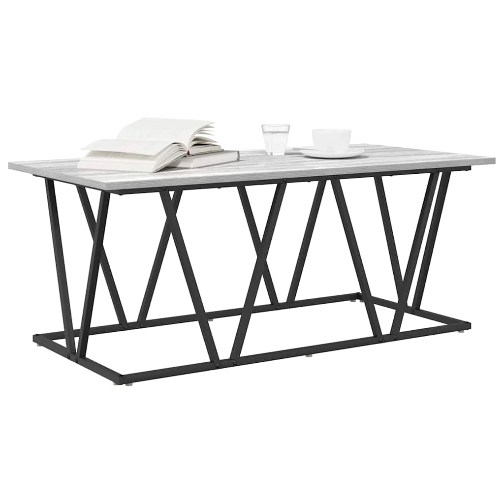 vidaXL Τραπεζάκι σαλονιού Γκρι sonoma 100 x 50 x 40 cm