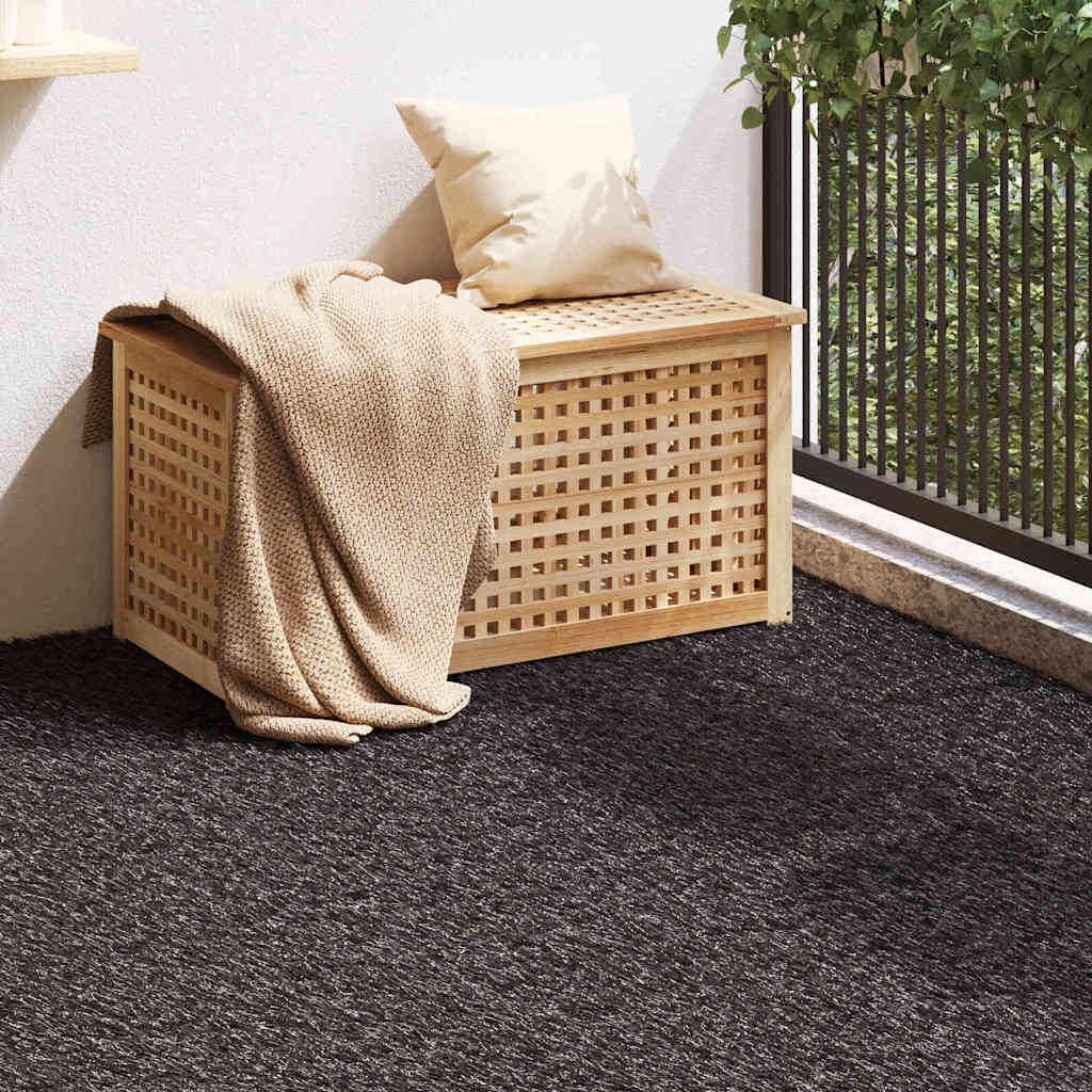 vidaXL Τεχνητό γρασίδι 1000 x 100 x 3 εκ. Μαύρο PP και PE
