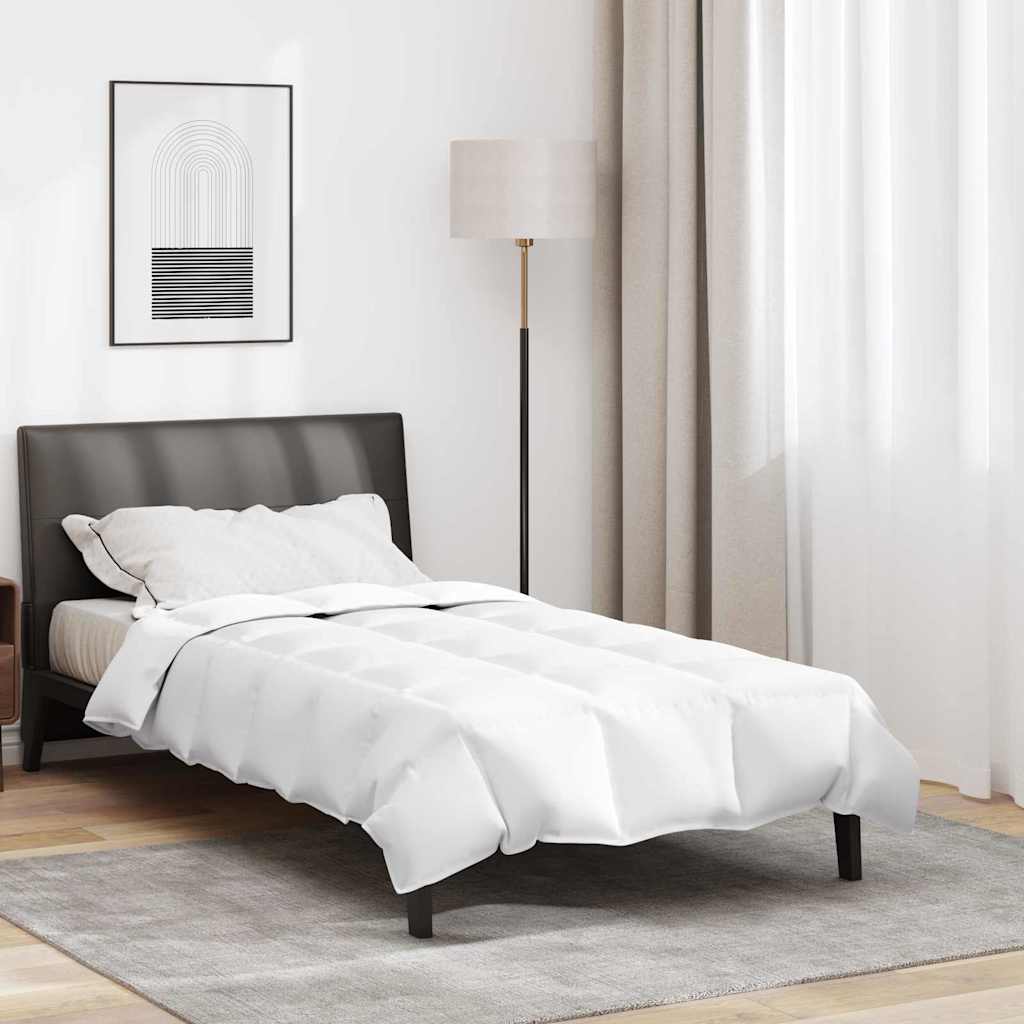 vidaXL Καλοκαιρινό Παπλωματοθήκη 140 x 220 cm Καλοκαίρι Φτερό Λευκό