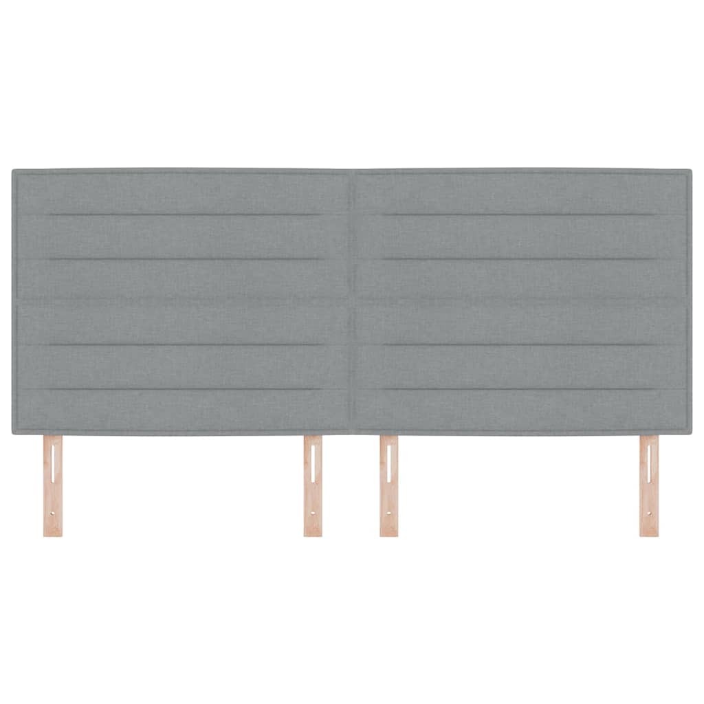 vidaXL Κεφαλάρι Ανοιχτό γκρι ύφασμα