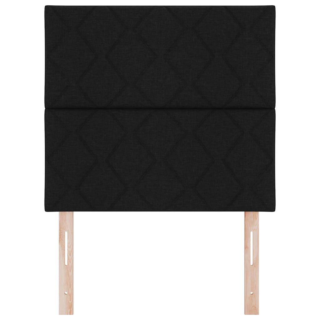 vidaXL Κεφαλάρι Μαύρο 90 cm ύφασμα