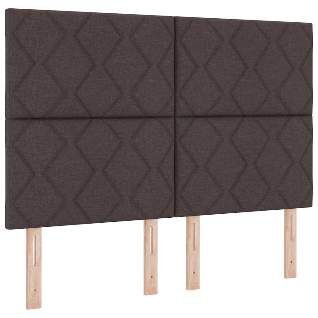 vidaXL Κεφαλάρι Σκούρο Καφέ 160 cm ύφασμα