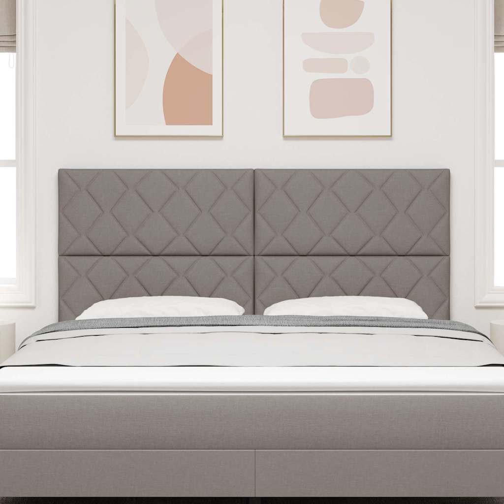 vidaXL Κεφαλάρι Taupe ύφασμα