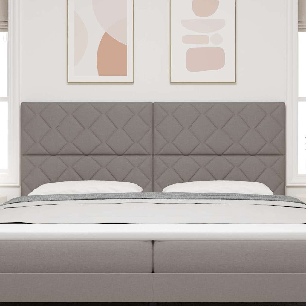 vidaXL Κεφαλάρι Taupe ύφασμα