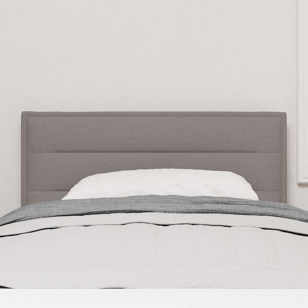 vidaXL LED κεφαλάρι Taupe ύφασμα