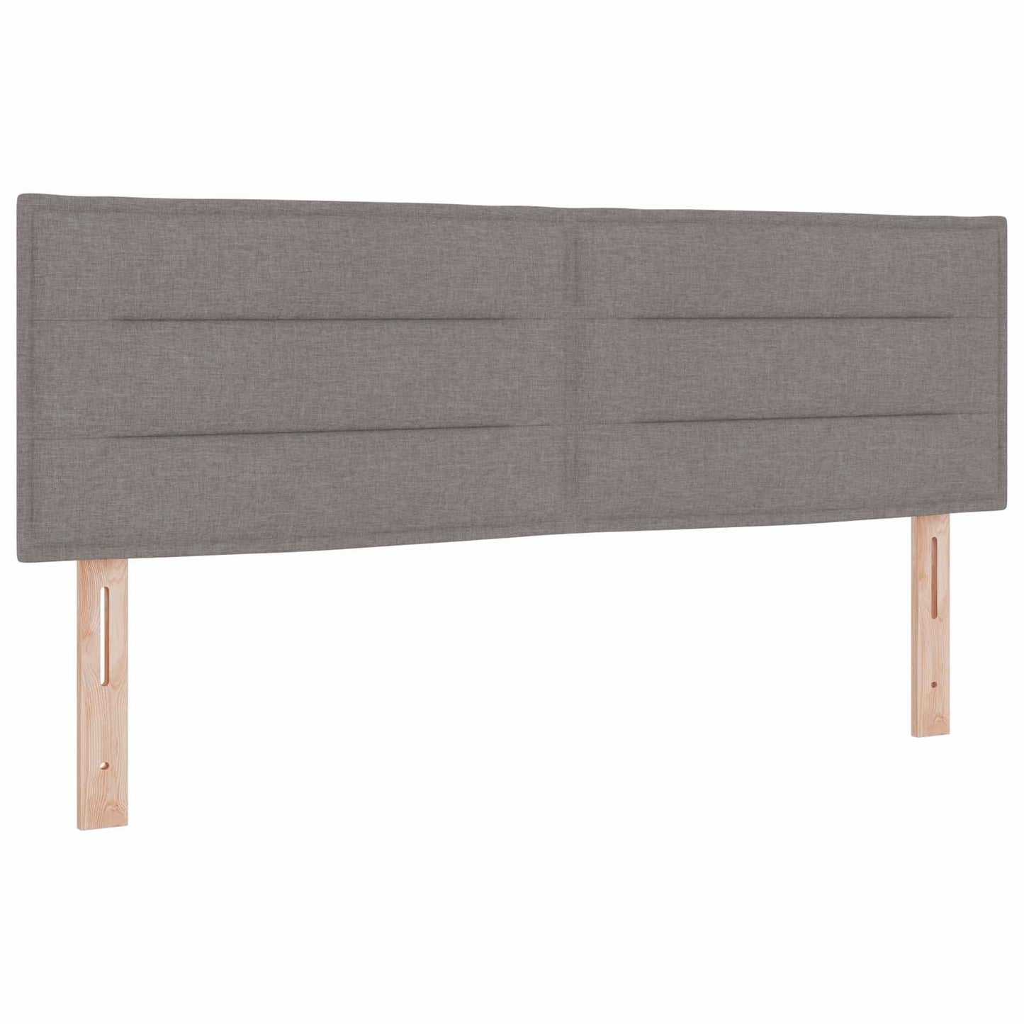 vidaXL LED κεφαλάρι Taupe ύφασμα